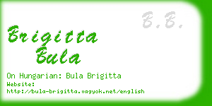 brigitta bula business card